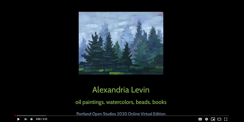 artist video cover page